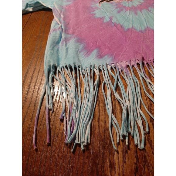 XL Luxe Apparel Short Sleeve Cotton Fringe Pigeon Forge Smoky Mtn Tee T-Shirt - Picture 4 of 5